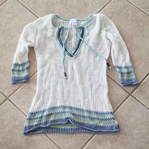 Soft Surroundings Beach Pool Sweater Coverup